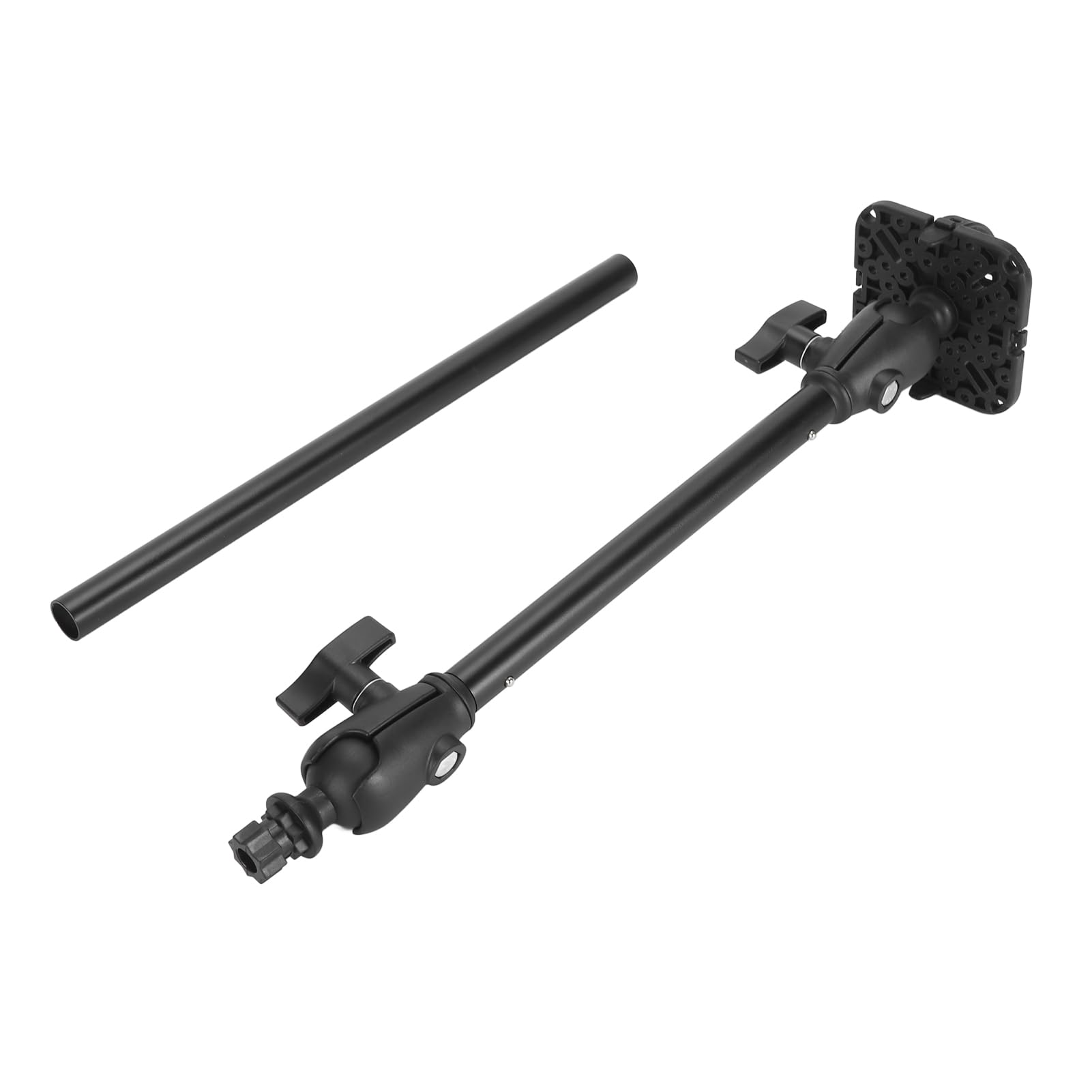 Fischfinder-Montagebasis, Universal Marine Dual 360° Rotation Kugelhalterung Fischfinder Halterung mit Langem Rohrarm, Elektronischer Fischfinder-Halter, Finder-Rack für Boot,