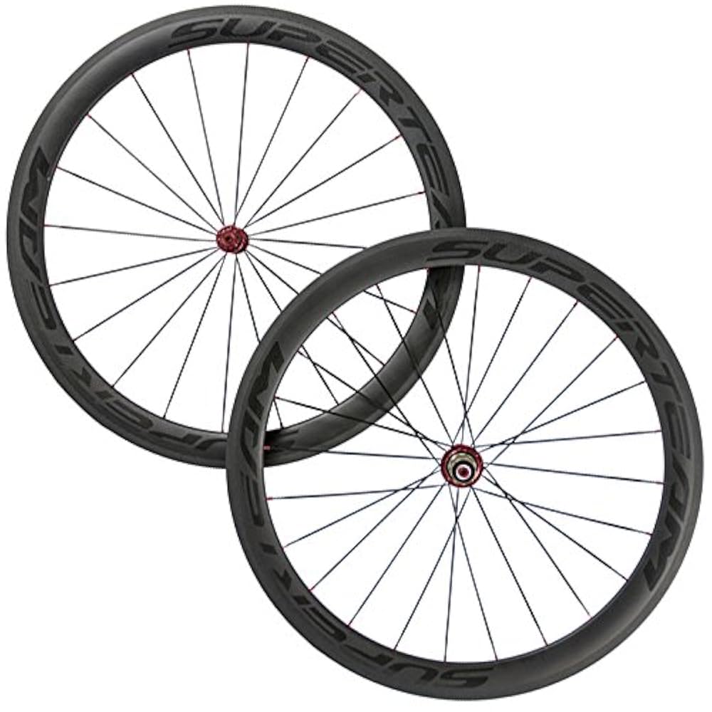 Superteam 50mm クリンチャー カーボンホイール Amazon | Superteamカーボンホイール50mmクリンチャー700cバイク