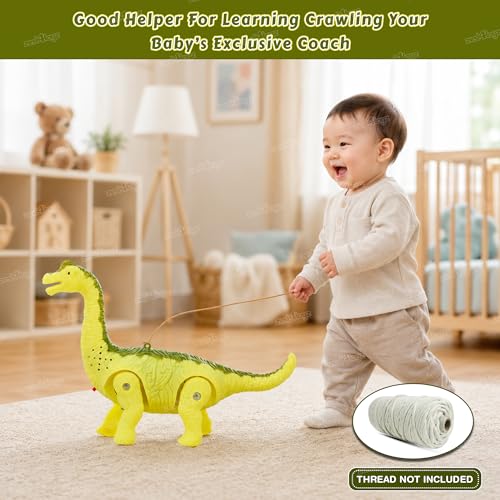 Image of Zest 4 Toyz Musical Dinosaur Toy for Kids with Light & Real Dino Sound | Battery Operated T-Rex Dino Toy | Automatic Walking Animal Toddler Gift Toys for 1+ Boys & Girls - Assorted