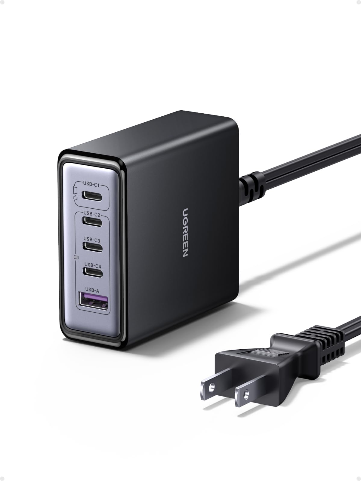 Amazon | UGREEN 充電器 Type-C 65W 5ポート PD 卓上急速充電器【USB-C