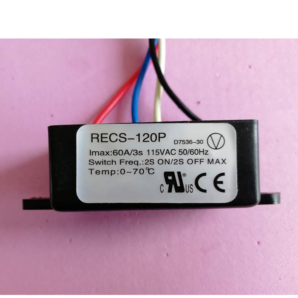 RECS-105P RECS-120P RECS-140P 30A 60A 120A 110V Electronic Centrifugal Switch Single-Phase Motor Intelligent Starter (RECS-140P),1 Piece in Pack