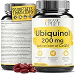 Ubiquinol 200mg – Forme active CoQ10 Coenzyme Q10 Supplément – Soutient la santé cardiovasculaire, la prévention de la migraine & Défense antioxydante – 90 Des softgels (3-Month Approvisionnement) – NPN 80148982