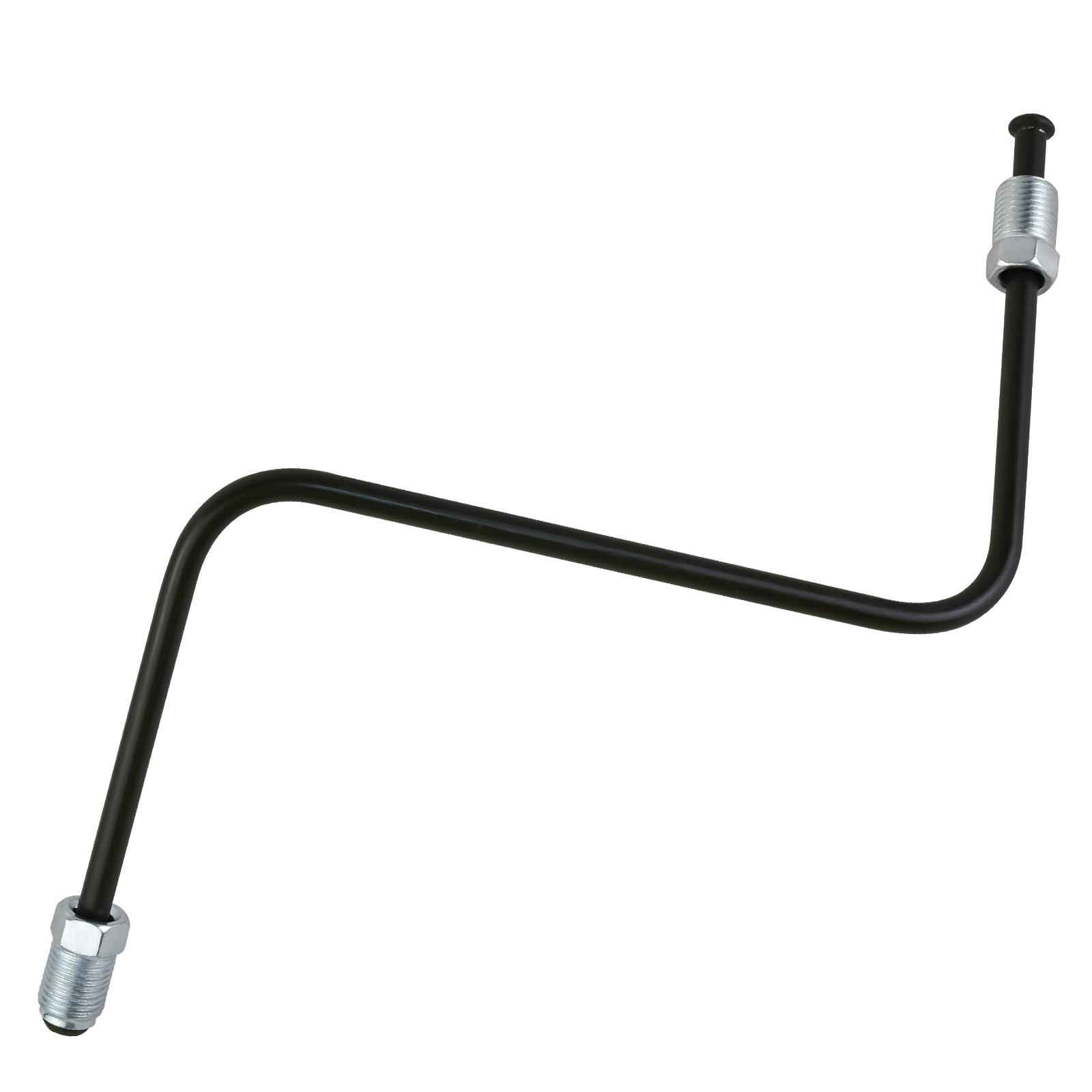 MuHize Direct Fit Front Right Brake Line for Toyota 2001-2006 Sequoia - Replaces OEM #47341-0K010 - Heavy-Duty Steel Pre-Bent Line DOT Compliant (Wheel Cyl to Hose)