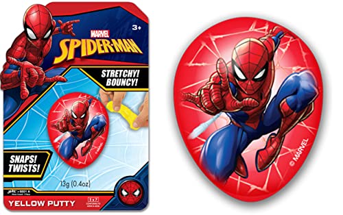 JA-RU Marvel Avengers Slime Filled Eggs (12 Units Assorted) Bouncy Sensory Putty for Kids. Stress Relief Stretchy Fidget Toy. Superhero Toys. Bulk Marvel Easter Egg Stuffers. 6801-12