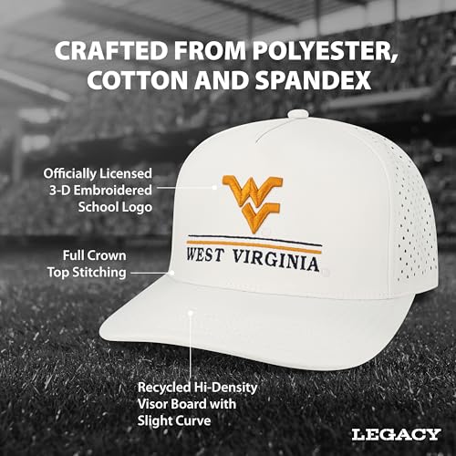Gorra oficial NCAA West Virginia Mountaineers ajustable miniatura 3