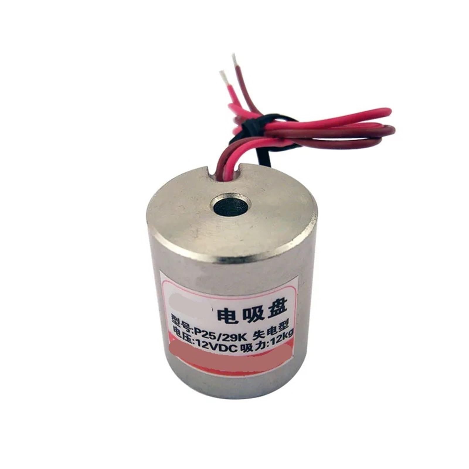 Aimant électro-aimant auto-agrippant 24V 12V pour levage de charge métallique 12kg
