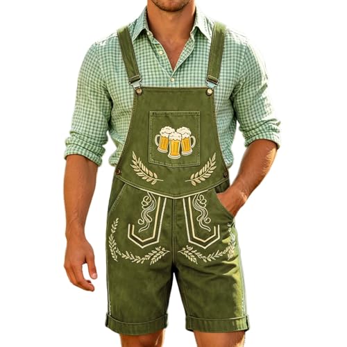 Costume traditionnel bavarois en cuir de vachette pour l'Oktoberfest et vos soirées déguisées