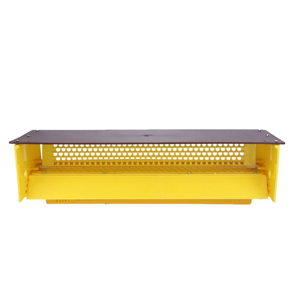 Zerodis Plastic Pollen Trap Collector with Ventilated Tray for Beehive Entrance Hanging, Premium Beekeeping Equipment Supplies Tools for Efficient Pollen Collection