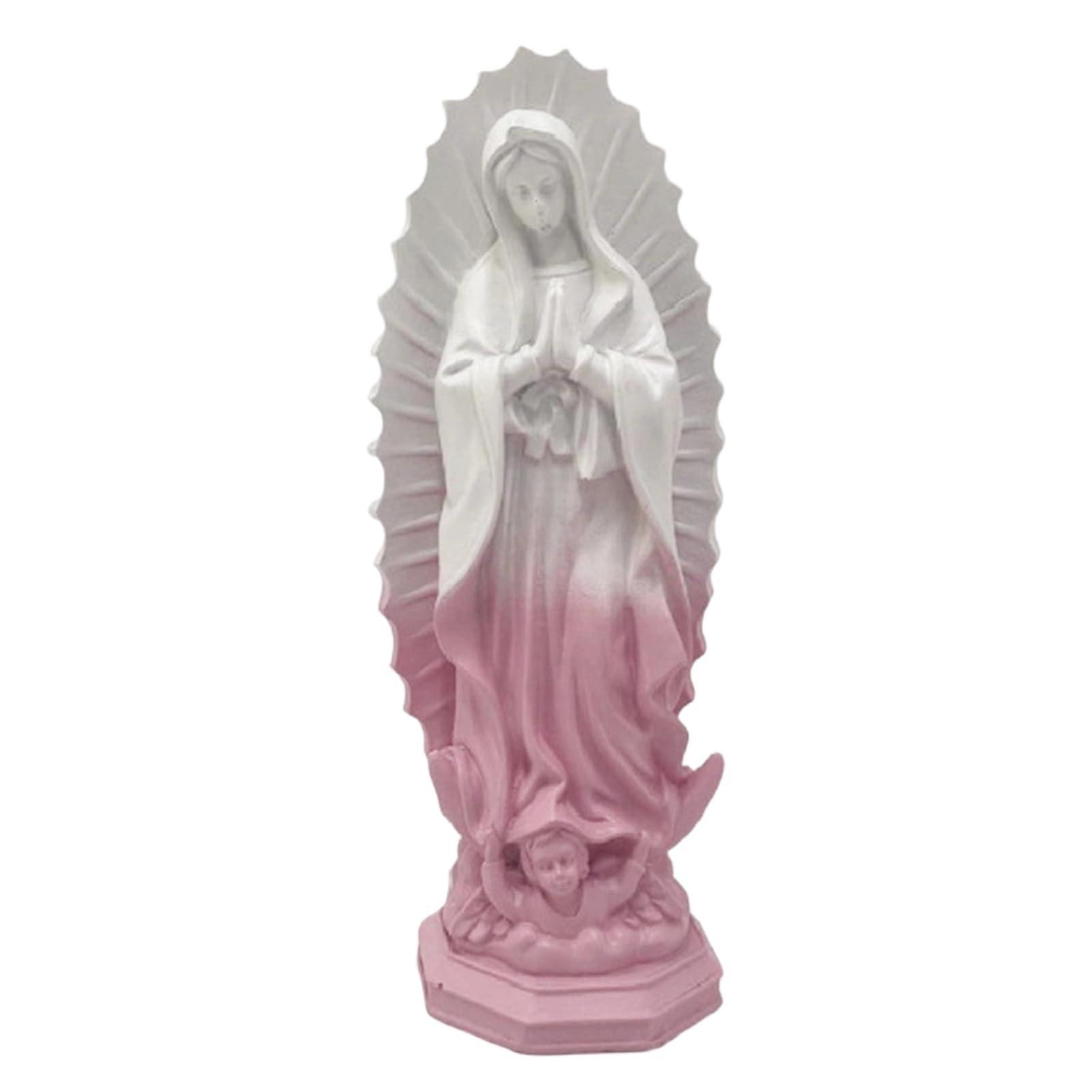 Zentriva Our Lady of Guadalupe Statue, Resin Virgin Mary Figurine