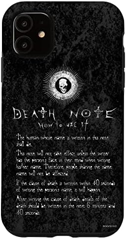 iPhone 11 Death Note How to Use It Case