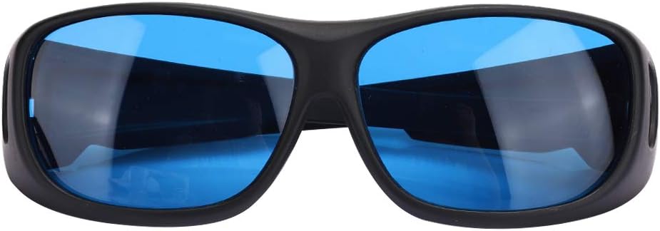 Indoor Hydroponics LED Grow Room Glasses, Safety Glasses Goggles, Anti Fog, Block A, B, C with Glasses Case, LED Optics Eyewear Safety Accessories, for Prevent Eye Burns