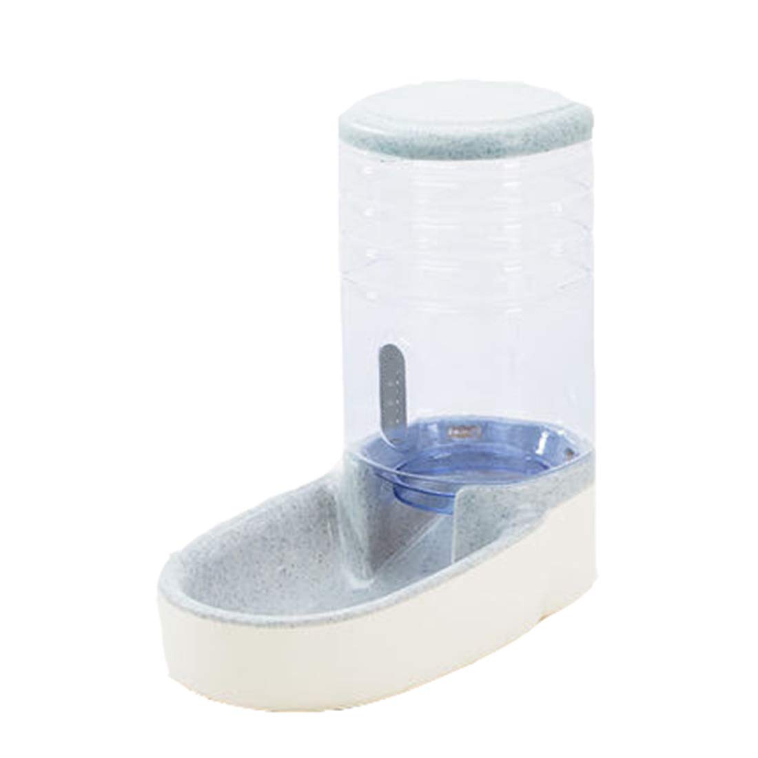 Alimentador de Mascotas de Rechel Alimentador Automático Alimentador de Mascotas 2 en 1 para Alimentación Y Riego con Botella de Agua para Alimentos Y para Perros Y Gatos