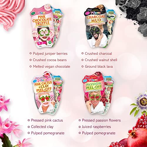 7th Heaven Essentials for Oily Skin Beauty Bundle  Includes 4 Face Masks to Cleanse, Tone and Remove Unwanted Oils