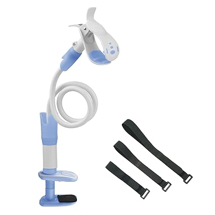 EXCLUZO Baby Monitor Holder Rotatable Monitor Mount 105cm with Fastening Tape Fit for Most Monitors Crib