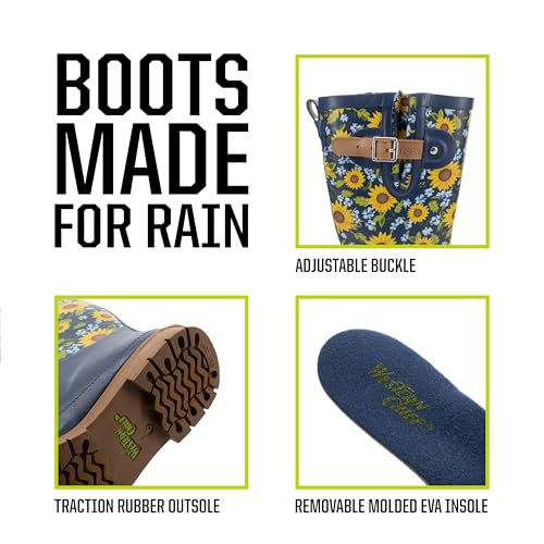 Image of Western Chief Women's Tall Waterproof Rain Boot Outdoor Garden Shoes