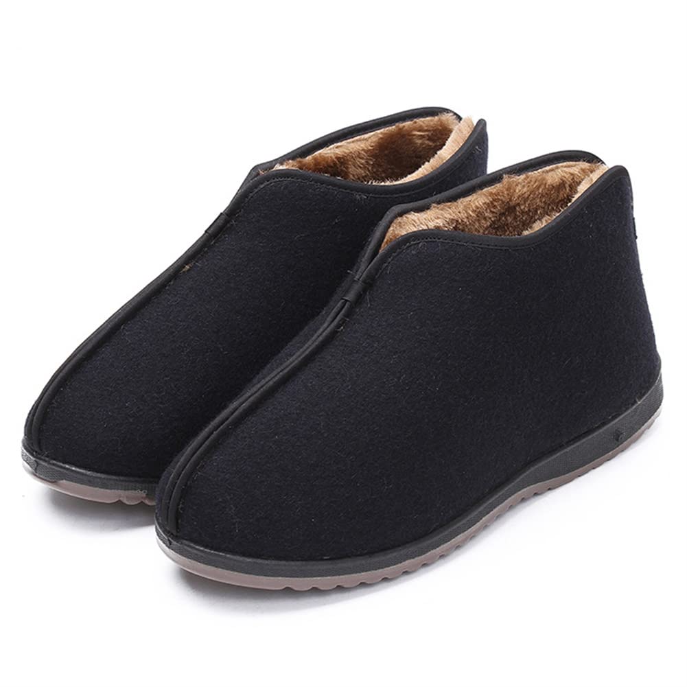 XTZLTYTai Chi Kung Fu Shoes, Winter Warm Martial Art Slippers Chinese Traditional Beijing Trainer Wing Chun Soft Sole Wushu Qi Gong Sneaker