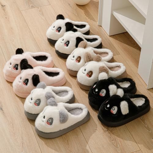 Cartoon Cotton Slippers Winter Plush Shoes for Women Cute Furry Memory Foam Slipper Soft Bedroom Shoes Fuzzy Sandals Non Slip3