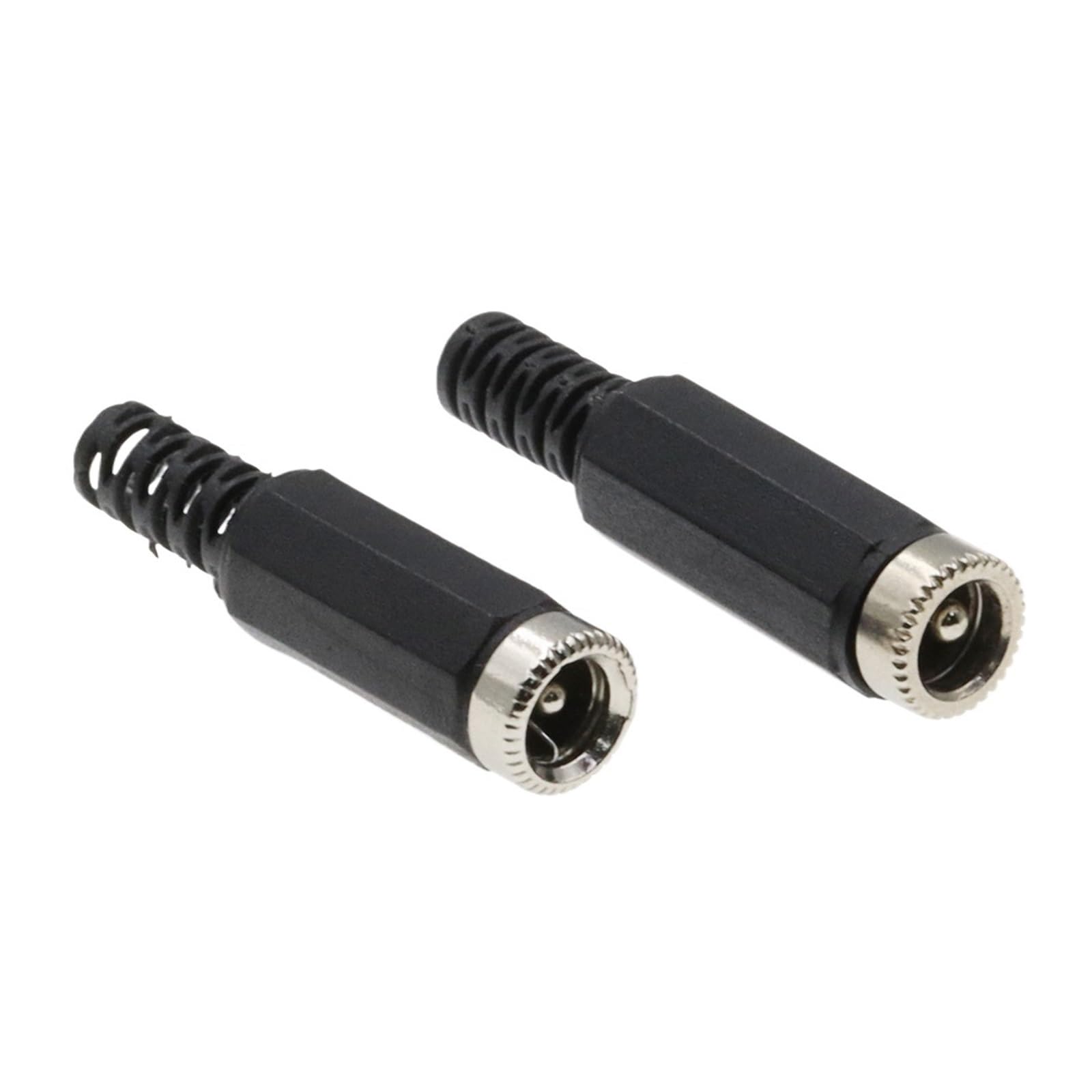 TSIOHKBS 10PCS Female DC Power Jack Plugs Socket Adapter Connector 2.1/2.5mm x 5.5mm for Socket Repairs Tool 5.5 * 2.1mm 5.5 * 2.5mm (5.5x2.5mm)