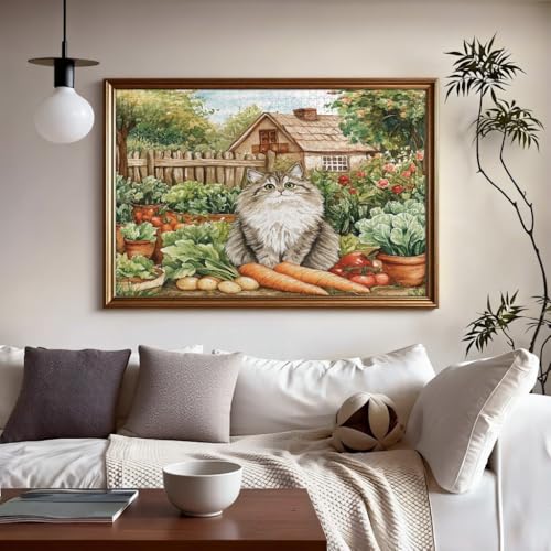 Rompecabezas de madera de gatitos de primavera: entretenimiento creativo y decoración 5
