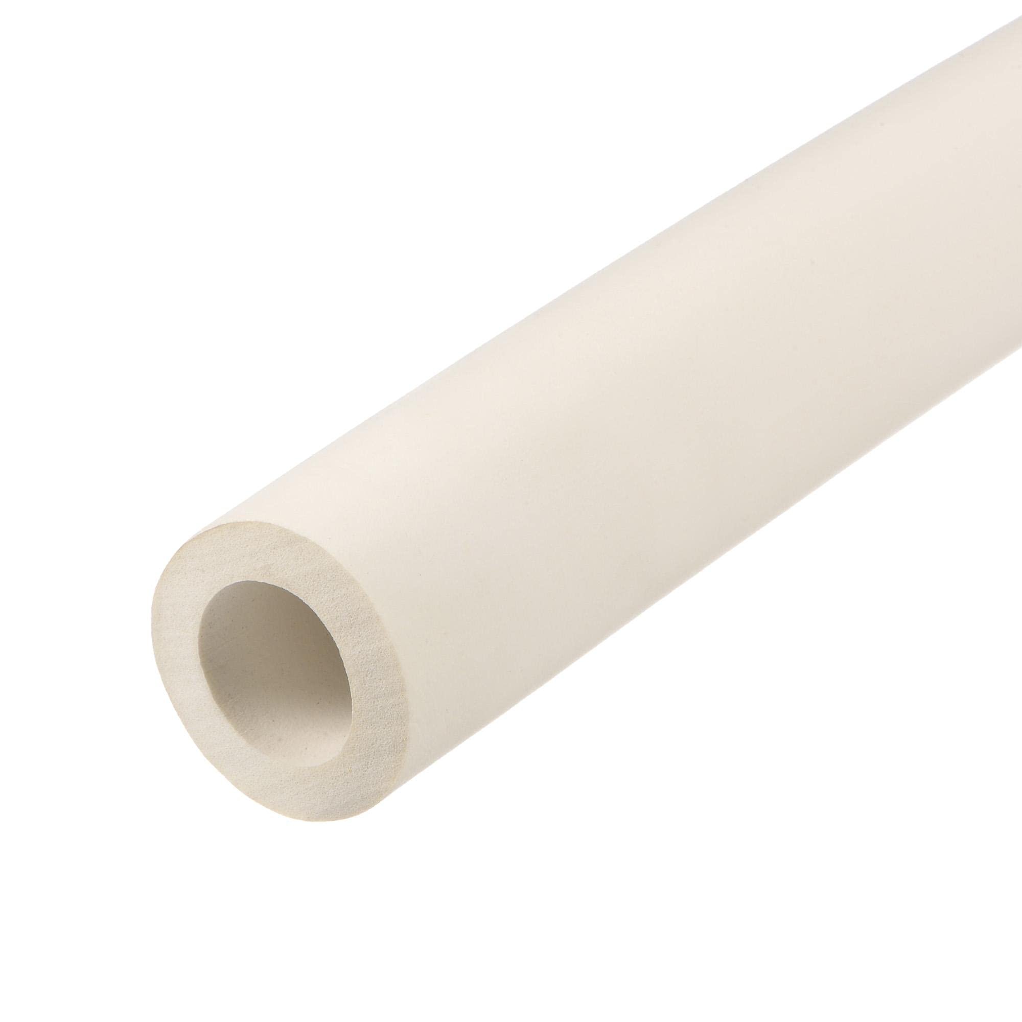 uxcell Foam Tubing for Handle Grip Support, 18mm ID 30mm OD 1m Length White