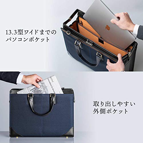 サンワダイレクト 日本製ダレスバッグ 200-BAG164BK