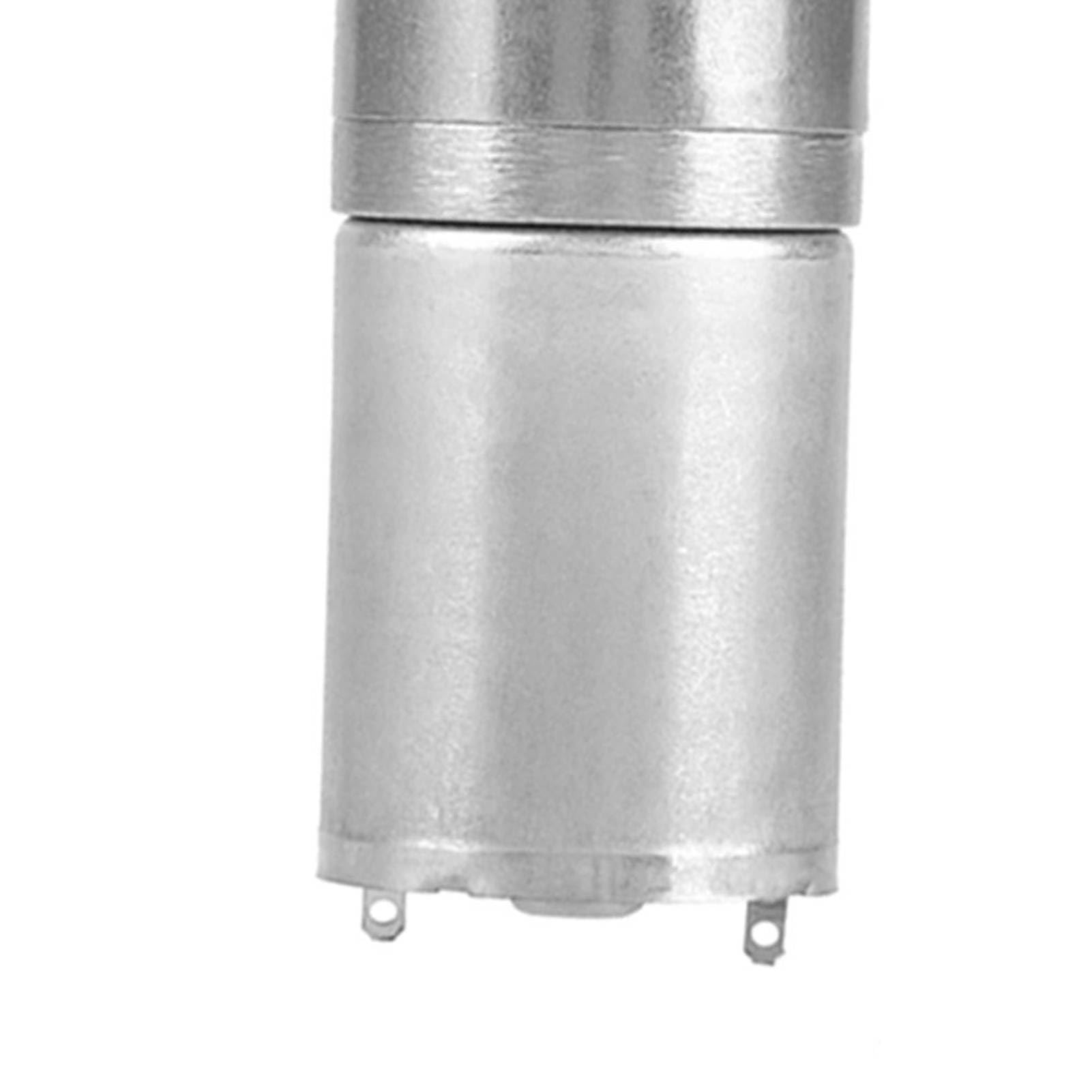 Silnik przekładni 25 mm DC 12 V 25 GA-370 Niska prędkość Metal Wysoki moment obrotowy Mini silnik do elektronicznego DIY 5-1000 obr./min (12 V 60 RPM)