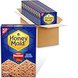 HONEY MAID Cinnamon Graham Crackers, Lunch Snacks, Bulk Snacks, 12 - 14.4 oz Boxes