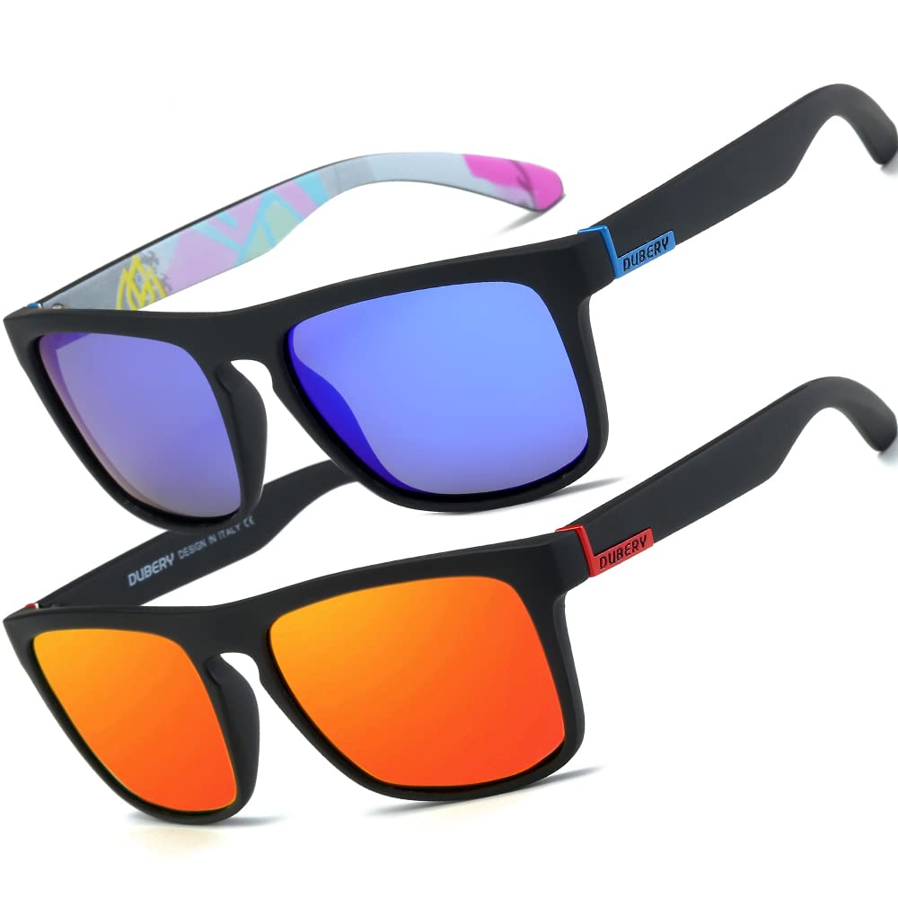 HGDGears Polarisierte Sonnenbrille Herren Damen UV400 Schutz Retro Outdoor