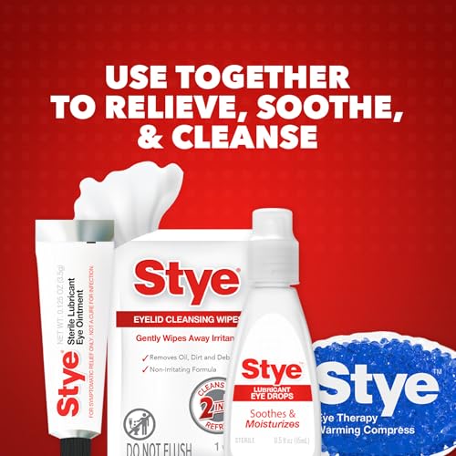 Image of Stye Eyelid Cleansing Wipes, 12 Count (Pack of 12)