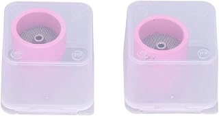 Pwshymi 2PCS TIG Welding Cups 12#/14# Ceramic Welding Cup Nozzle Accessory Set Kit Ceramic Welding Nozzle for WP?9/17/18/20/25/26(Pink) Soldadura Industrial