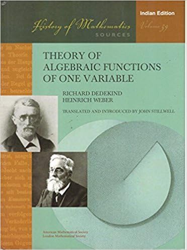 THEORY OF ALGEBRAIC FUNCTIONS OF ONE VARIABLE