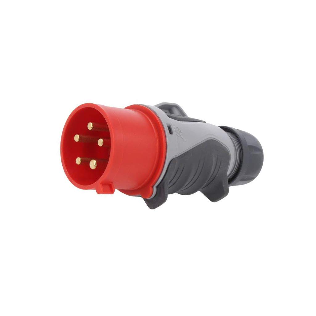 Pce Men's 0253-6Tt Connector: Ac Supply 3-Phase Plug 32A 400Vac Ip44 Pin: 5