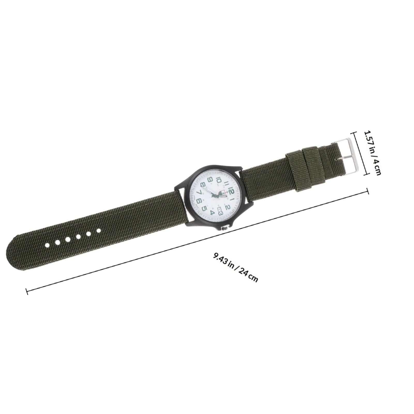 ibasenice Reloj para Hombre - Reloj de Pulsera de Cuarzo para Hombre Reloj de Nylon para Hombre Relojes Deportivos de Campo Calendario Reloj de Pulsera de Cuarzo