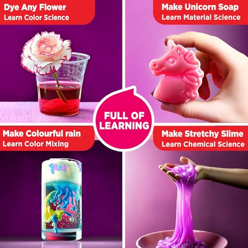 Doctor Jupiter Girls' Science Kit, Chemistry Set for Kids Ages 8-10-12-14 Ideas for 8,9,10+ Year Old Girls | STEM Toy Kit with 50+ Experiments | Learning & Educational Projects - Image 4