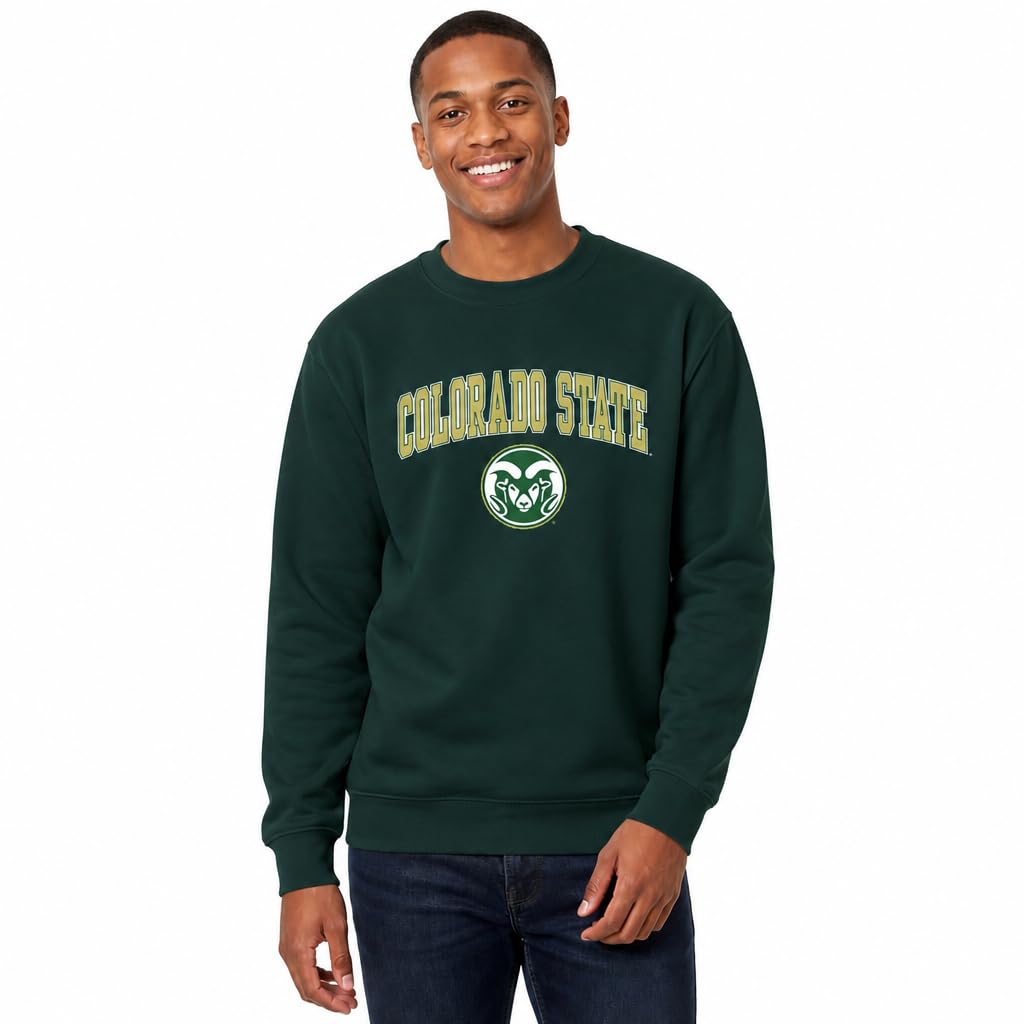 NCAA College Sweatshirt Fleece Crewneck Pullover for Men and Women