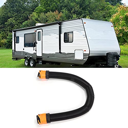 15 Fuß Wohnmobil-abwasserschläuche - Zusammenklappbarer Abflussschlauch Abwasserrohr-kit mit Schwenkadapter für Wohnmobil Camper Reiseanhänger Wohnmobile Campingwagen Sauberes System