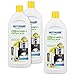 Heitmann Bio Schnell Entkalker: Reinigung von Elektrogeräten, Kaffeemaschinen, Espressomaschinen, Wasserkocher, 3×250ml