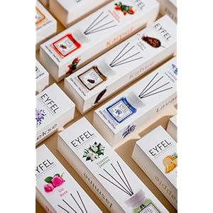 EYFEL Reed Diffusers for Home – Coconut Reed Diffuser Set 4.05 fl oz Oil Diffuser Sticks, Bathroom Diffuser, Bedroom Diffuser, Home Fragrances, Scented Sticks, Home Décor EYFEL Reed Diffusers for Home–Coconut Reed Diffuser Set 405 fl oz Oil Diffuser Sticks Bathroom Diffuser Bedroom Diffuser Home Fragrances Scented Sticks Home Decor
