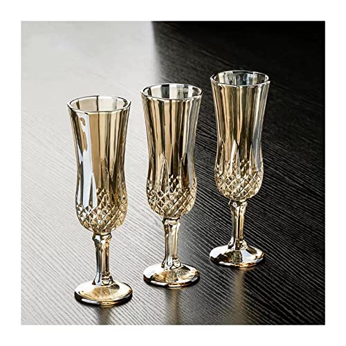 Copas de champán para ocasiones especiales en juego de 3 flautas de 150ml 2