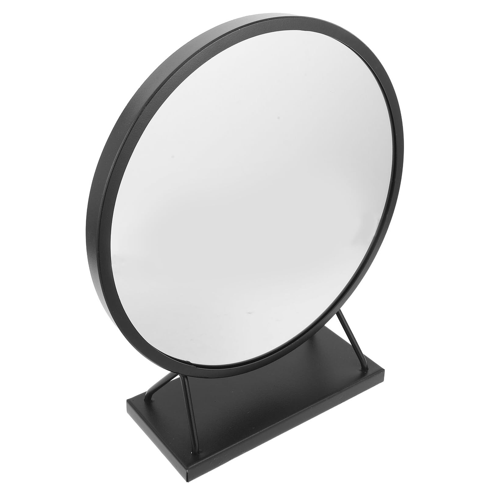lusterko do makijażu dla dziewcząt lusterka do makijażu dla kobiet tabletopa lustro piękności okrągłe Black