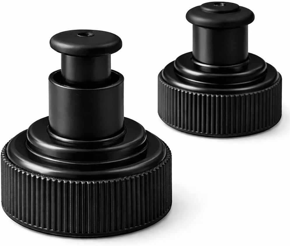 2 Pack Push-Pull Replacement Lid Set Only for the Runtasty 10 & 12 oz Bottles, which perfectly fit the 3-Way pocket hydration Running belt w/touchscreen cover & 2-in-1 Running Fun Handheld & Add-on!