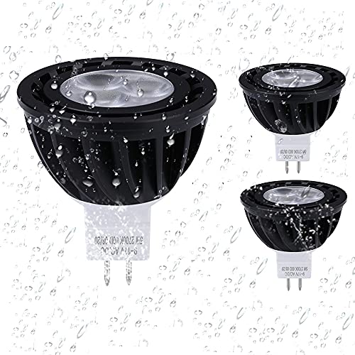 Arrownine Mr16 Led Bulb 5Watt Water Resistant Ip65,Low Voltage 9-17V Ac/Dc,Dimmable,Gu5.3 Bi-Pin Base For Indoor Recessed Bulbs,Outdoor Landscape Lighting Garden Spotlights Warm White 3-Pack #TOP22