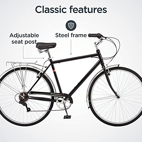 Schwinn Wayfarer Hybrid Bike, 700c Mens and Womens Bike,