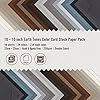 48 Sheets Earth Tones Neutral Color Card Stock Paper, 10x10 Inch 250gsm 92lb Double Printed Scrapbook Colored Paper 24 Assorted Colors Heavy Cardstock for DIY Art, Paper Crafting, School Supplies #1