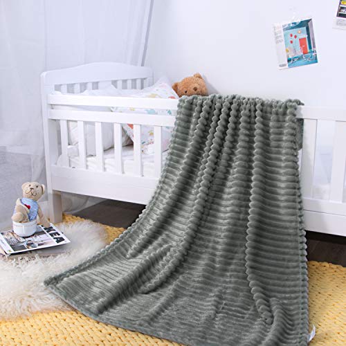 Ntbay 20200406MFRTBLANKET-GREY Flannel Fuzzy Toddler Blanket thumb #4
