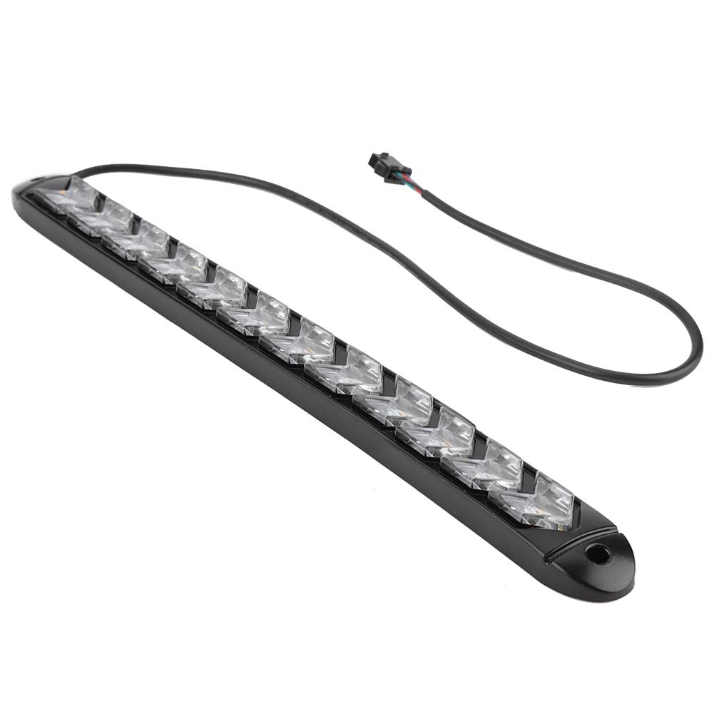 Feux de jour,Yctze 2pcs LED Flèche clignotante de voiture étanche flexible DRL Phare de lumière de bande blanche/ambre Voiture Feux de Signalisation Diurnes Conduite Lumière du Jour Lampe Clignotantc