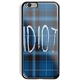 Idiot Flanel Michael Clifford 5 Sos Blue for Iphone and Samsung Galaxy (iPhone 6 black)