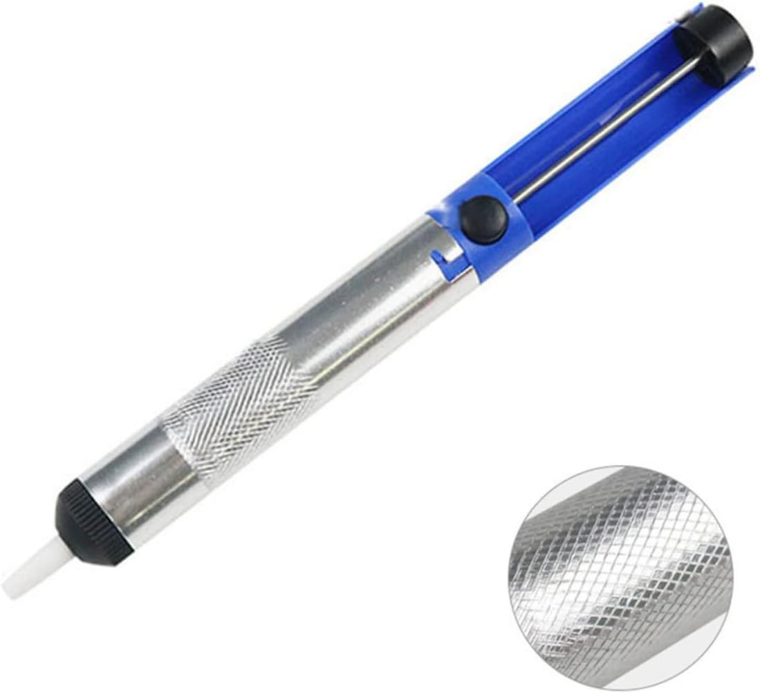 4pcs Solder Sucker Desoldering Vacuum Pump Tool Manual Anti-slip Solder Removal Tool for Electronics Repair and Circuit Board Maintenance