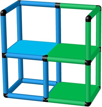 Funphix Outer Railing Swimming Pool Platform for Toddlers and Kids Learn to Swim Outdoor Playset Multi-Level Toddler Swim Platform for Swim School, Backyard Pool Colorful Kids Pool Equipment