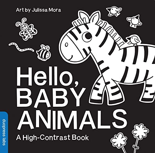 Image of Hello, Baby Animals: A Durable High-Contrast Black-and-White Board Book for Newborns and Babies (High-Contrast Books)